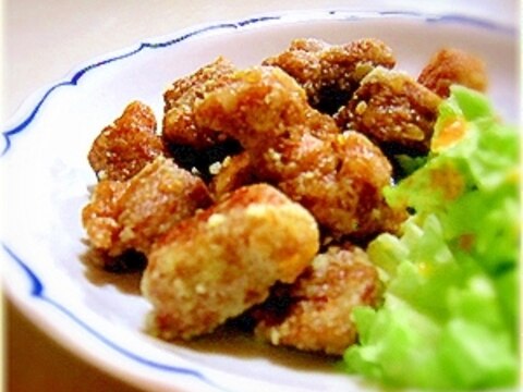 残り物をリメイク ころころ豚*カレー*竜田揚げ風